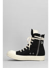 Dark shadow canvas high top black and white ds01d1800 cbes1 911 - RICK OWENS - BALAAN 2