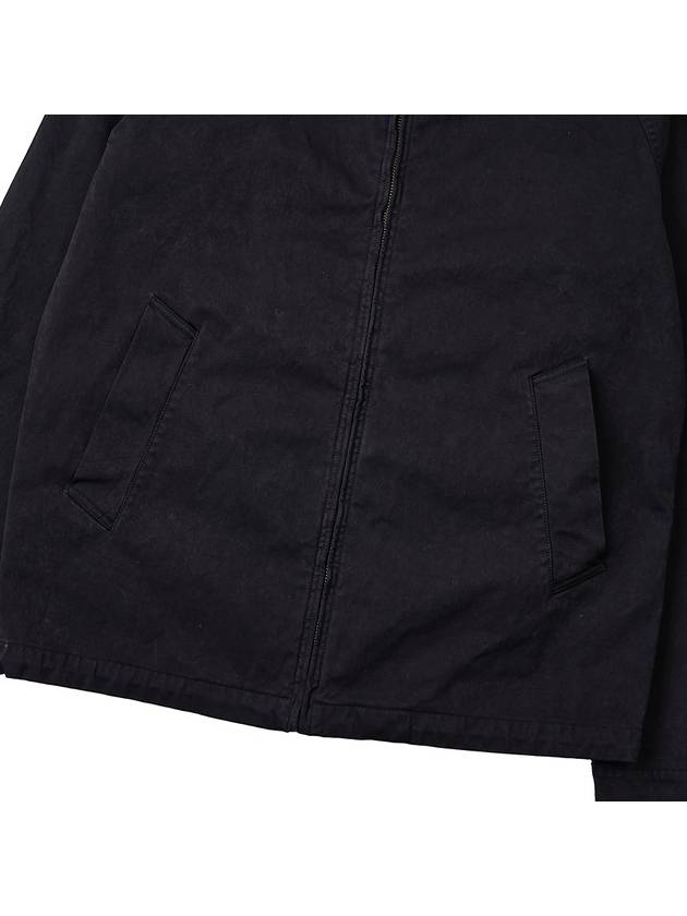 Garment Dye Zip-Up Hooded Jacket Black - TEN C - BALAAN 8