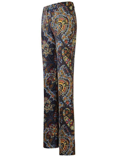 Etro Brown Viscose Trousers - ETRO - BALAAN 2