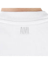 Logo Print Sweatshirt White - AMI - BALAAN 9