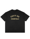 Jersey Crew Neck Short Sleeve T-Shirt Black - FEAR OF GOD - BALAAN 3