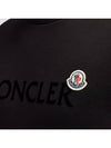 Men s Logo Patch Black Sweatshirt 8G00039 809KR 999 - MONCLER - BALAAN 3