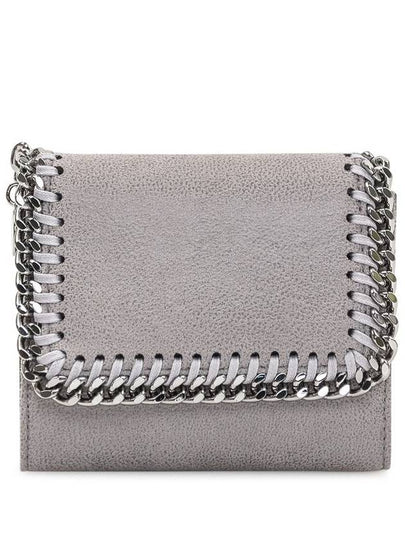 Falabella small flap halfwallet light gray - STELLA MCCARTNEY - BALAAN 2