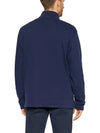 Embroidered Pony Logo Half Zip-Up Knit Top Navy - POLO RALPH LAUREN - BALAAN 4