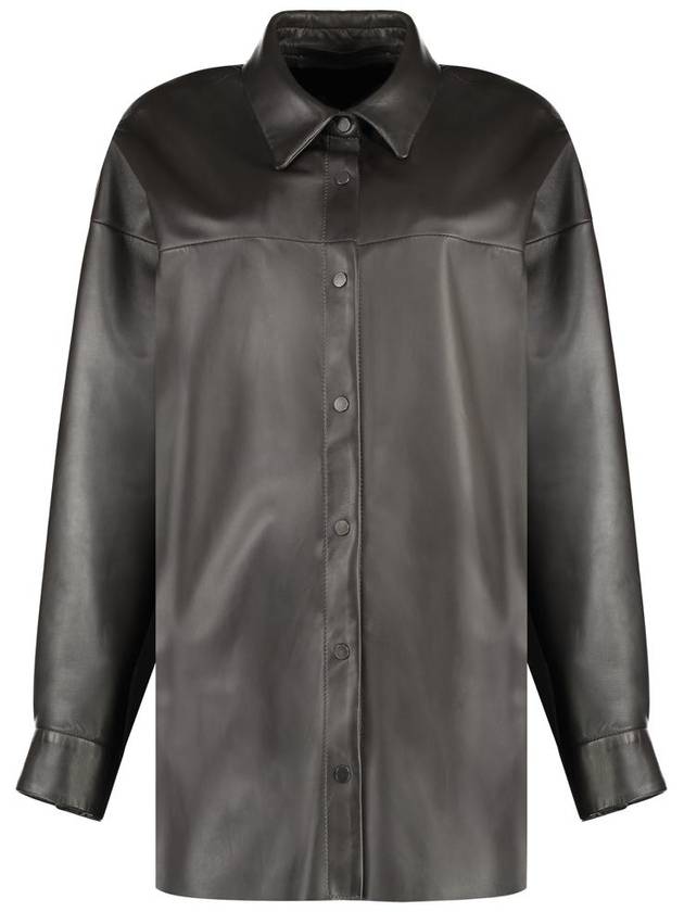 Salvatore Santoro Leather Jacket - SALVATORE SANTORO - BALAAN 1