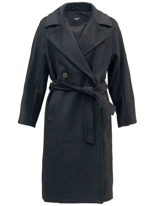 RESINA Regina wool coat black 013 - MAX MARA - BALAAN 2