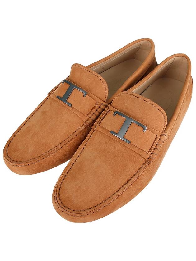 Gommino Nubuck Driving Shoes Brown - TOD'S - BALAAN 3