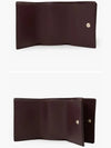 Logo Leather Card Wallet Brown - SALVATORE FERRAGAMO - BALAAN 4