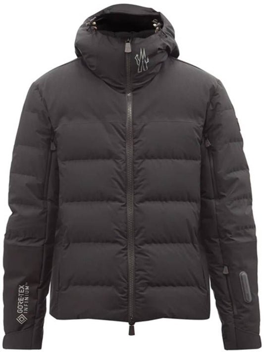 Men's Montmiral MONTMIRAL Gore-Tex Infinium Logo Padded Hooded Jacket Black - MONCLER - BALAAN 2