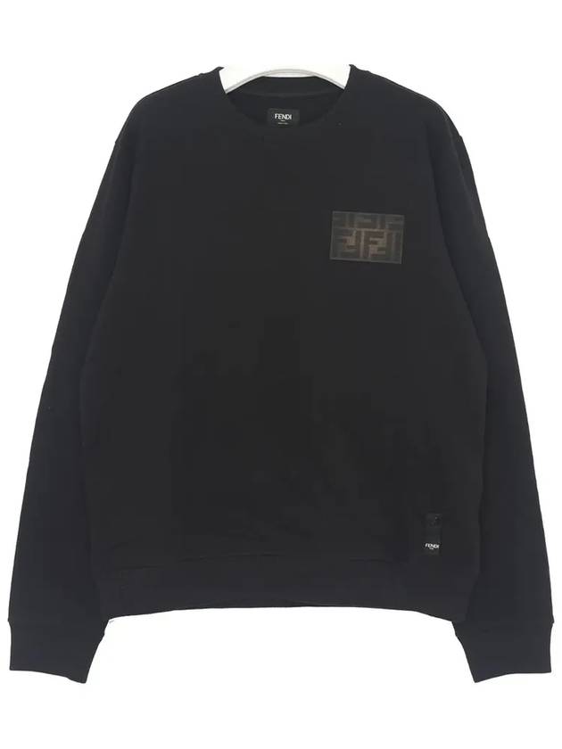 Jersey Sweatshirt Black - FENDI - BALAAN 3