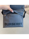 Neo Logo Print Square Cross Bag Charcoal - BURBERRY - BALAAN 6