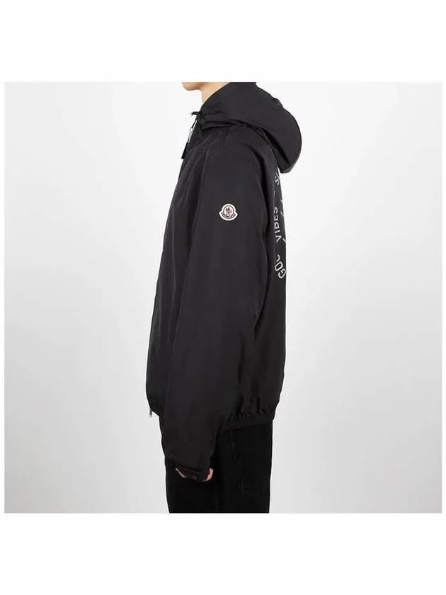 Clapier Zip Up Hoodie Black - MONCLER - BALAAN 4