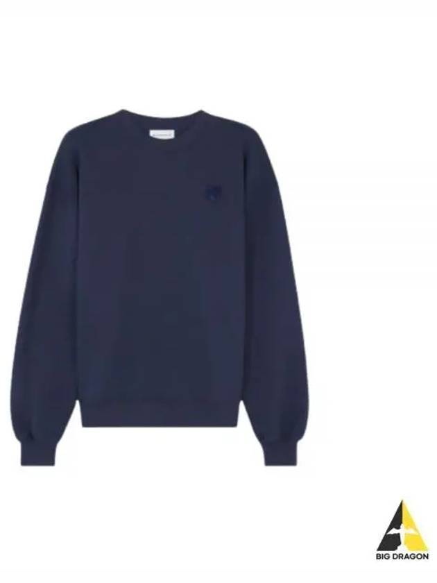 Bold Fox Head Patch Comfort Sweatshirt Ink Blue - MAISON KITSUNE - BALAAN 2