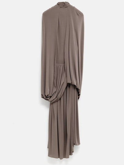 Cape Dress in Supple Jersey - ALAIA - BALAAN 2