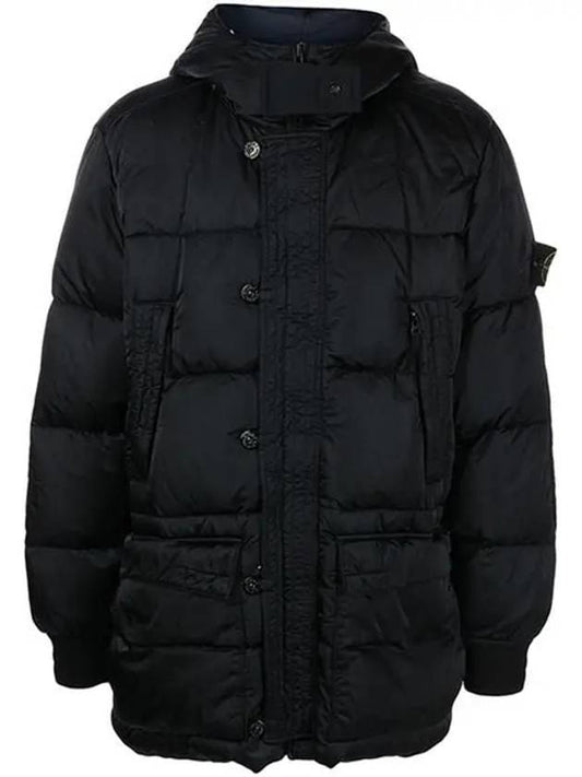 Lasso Wappen Patch Nylon Padding Black - STONE ISLAND - BALAAN.