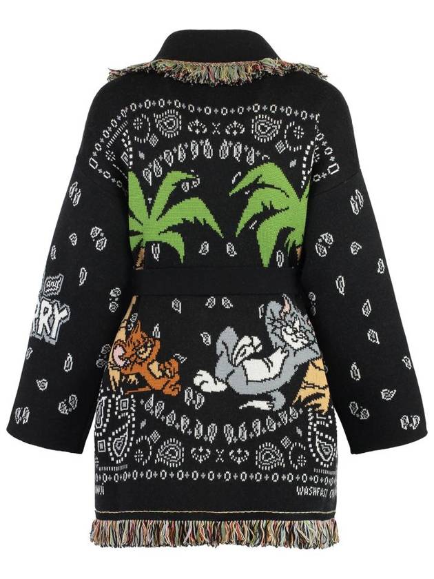 Alanui Alanui X Looney Tunes - Tom & Jerry Bandana Jacquard Cardigan - ALANUI - BALAAN 2