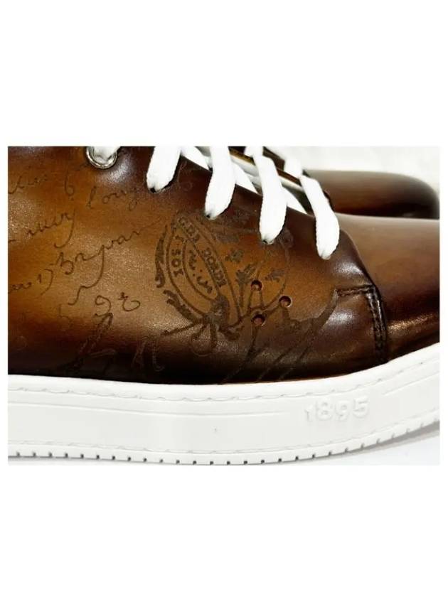 leather low-top sneakers brown - BERLUTI - BALAAN 5