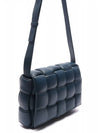 Gold Padded Cassette Cross Bag Deep Blue - BOTTEGA VENETA - BALAAN 4