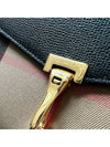 House Check Leather Macken Chain Cross Bag Black - BURBERRY - BALAAN 7