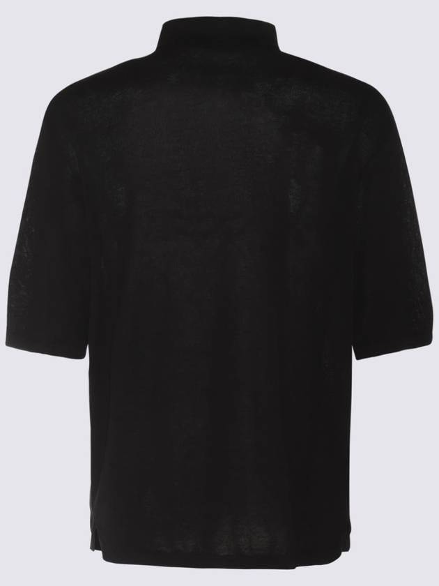 Polo T-Shirt TO1225 LK116 BK999 BLACK - LEMAIRE - BALAAN 3