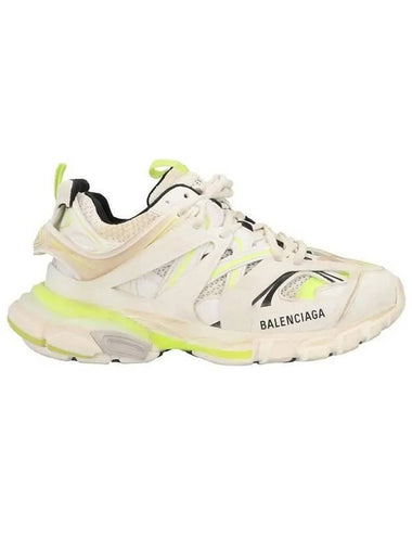 Track Low Top Sneakers Fluo Yellow White - BALENCIAGA - BALAAN 1