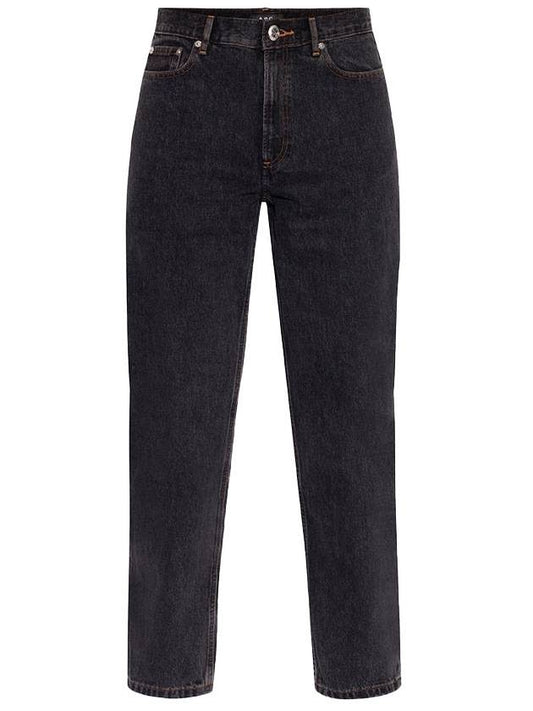 Martin Denim Straight Jeans Stone Washed Black - A.P.C. - BALAAN 1