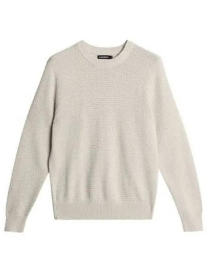 Men's Oliver Structure Knit Top Moonbeam - J.LINDEBERG - BALAAN 2