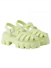 Monolith Rubber Sandals Green - PRADA - BALAAN 2