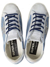 Superstar Suede Low Top Sneakers Blue - GOLDEN GOOSE - BALAAN 3