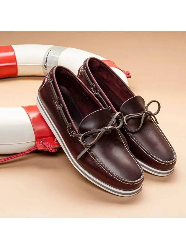 Very fine soft leather boat shoes KUD681LPB - CAR SHOE - BALAAN 1