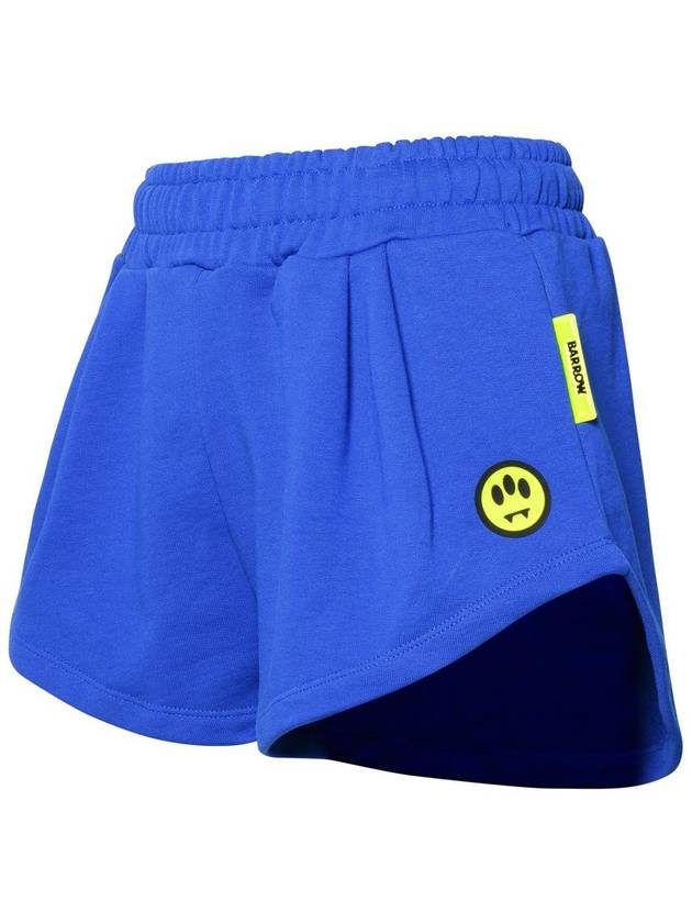 Barrow Blue Cotton Shorts - CLAIRE BARROW - BALAAN 2