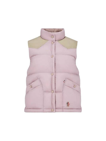 Women's Sorapis Padded Vest Pink - MONCLER - BALAAN 1