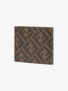 All-over FF Motif Half Wallet Brown - FENDI - BALAAN 4