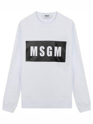 Sweatshirt Box Logo Cotton - MSGM - BALAAN 1