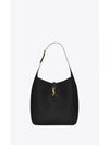 Le 5 A 7 Large Leather Shoulder Bag Black - SAINT LAURENT - BALAAN 2