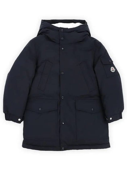 Kids KEVIN Down Hooded Padded Coat Navy 1C00004 54A91 74S 8 10A - MONCLER - BALAAN 2