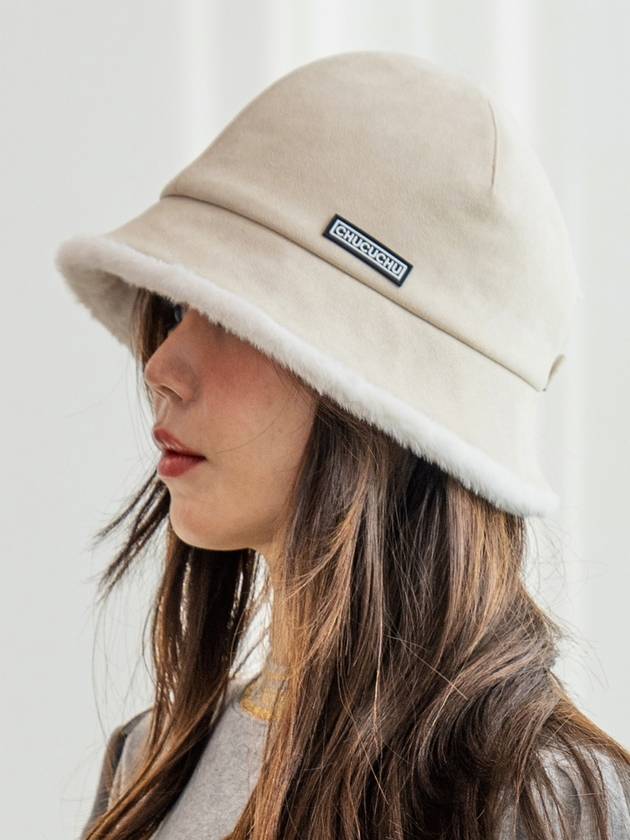 CBDFW HT002W Suede Bucket Hat - CHUCUCHU - BALAAN 1