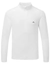 Luke Quarter Zip Mid Layer Long Sleeve T-Shirt White - J.LINDEBERG - BALAAN 2