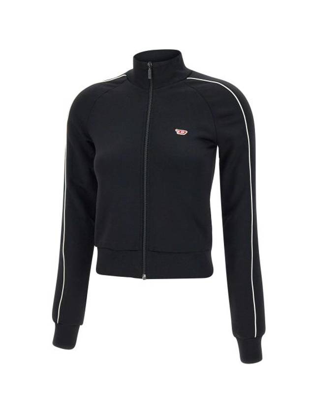 F-Jamila-Piping-D Track Jacket Black - DIESEL - BALAAN 2