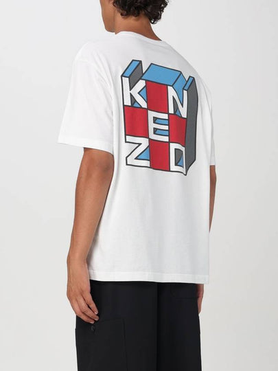 T-shirt Kenzo in cotone con logo - KENZO - BALAAN 2