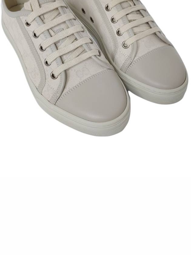 GG Canvas Low Top Sneakers Beige - GUCCI - BALAAN 6