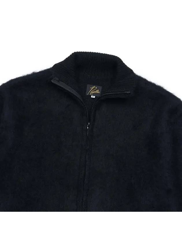 Men's Zipper Mohair Cardigan Black NS283 D Black - NEEDLES - BALAAN 3