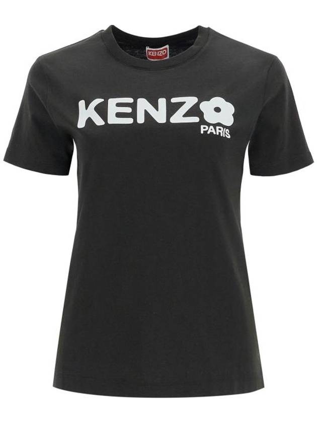 Boke Flower 2.0 Short Sleeve T-Shirt Black - KENZO - BALAAN 2