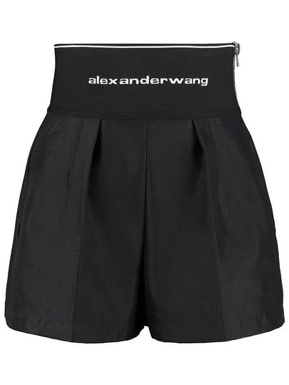 Safari Shorts in Cotton Tailoring Black - ALEXANDER WANG - BALAAN 2