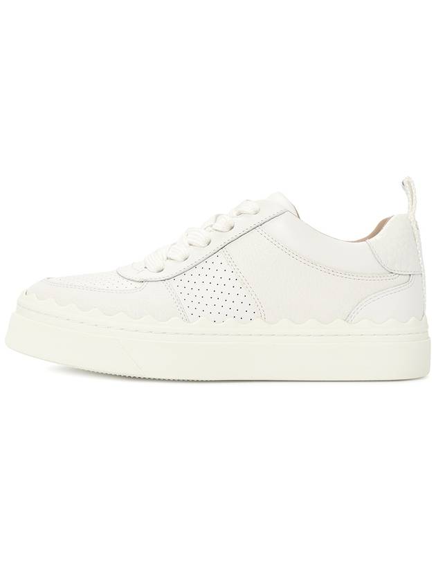 Lauren Lace Up Low Top Sneakers White - CHLOE - BALAAN 5