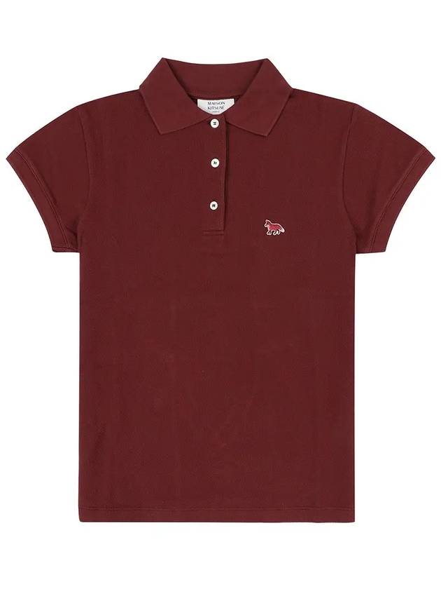 Baby Fox Patch Regular Polo Shirt Redstar - MAISON KITSUNE - BALAAN 2