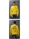 Vintage Back Logo Over Sweatshirt Yellow - OFF WHITE - BALAAN 6