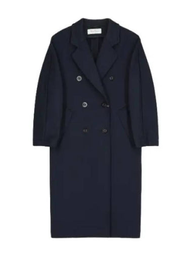 Madame Double Breasted Coat Navy - MAX MARA - BALAAN 1