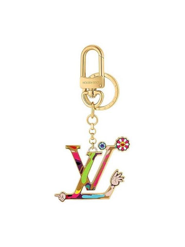 LV Iconic Superflat Key Holder Gold - LOUIS VUITTON - BALAAN 1