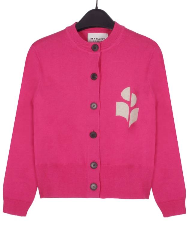 Isabel Marant NEWTON cardigan CA0040FA A1X05E 86OR ORCHID IMA249pk - ISABEL MARANT - BALAAN 1